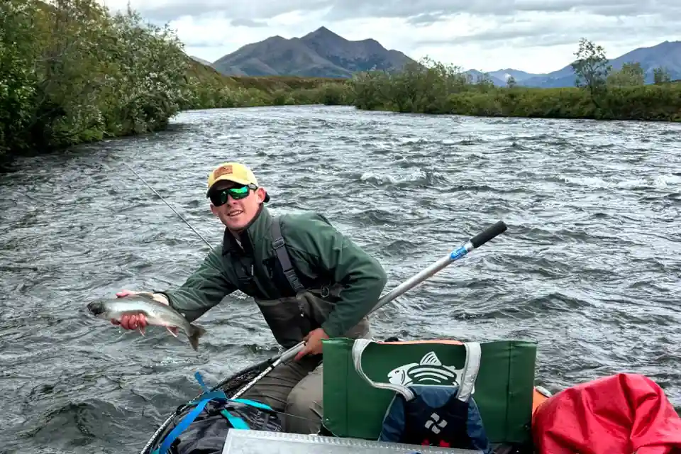 Dolly Varden on the scenic Kanektok River Alaska