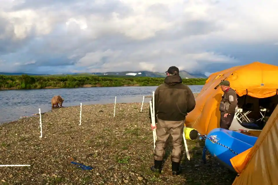 Waterside Camp Moraine Creek Alaska - Katmai National Preserve, Bristol Bay, Alaska